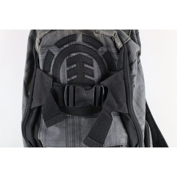 Vintage Element Skateboards Distressed Spell Out Big Logo Backpack Book Bag - Picture 5 of 16
